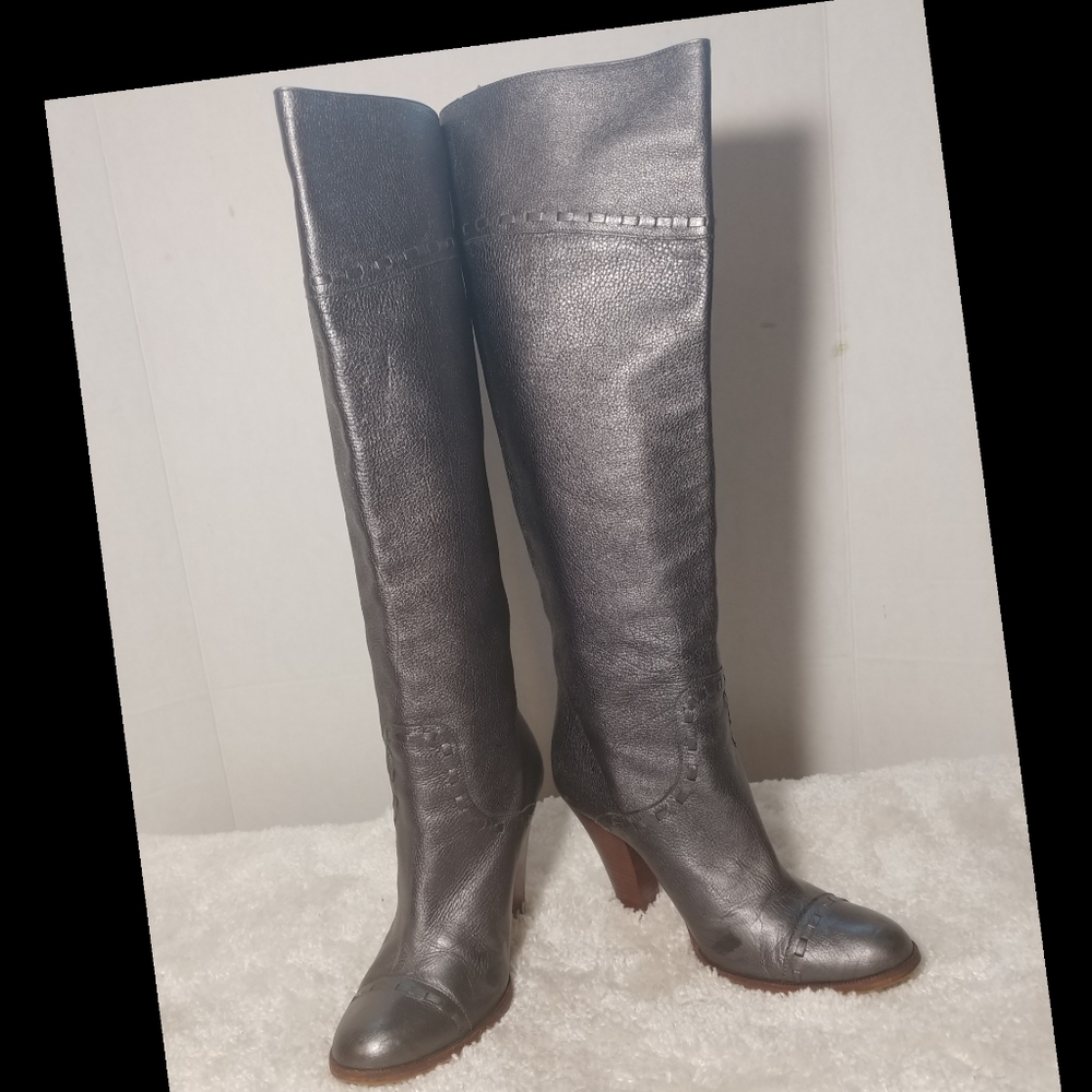 Marc Jacobs ✨Pewter Leather Boots